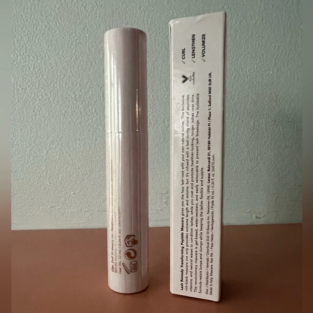 Doll 10 Lash Remedy Transforming Peptide Mascara BNIB - full size 10 ml